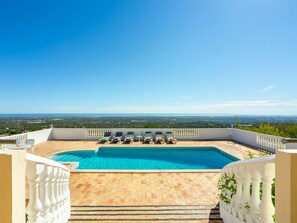 A rooftop pool with a clear view of the cityscape. - Paraíso by Interhome (Estoi)