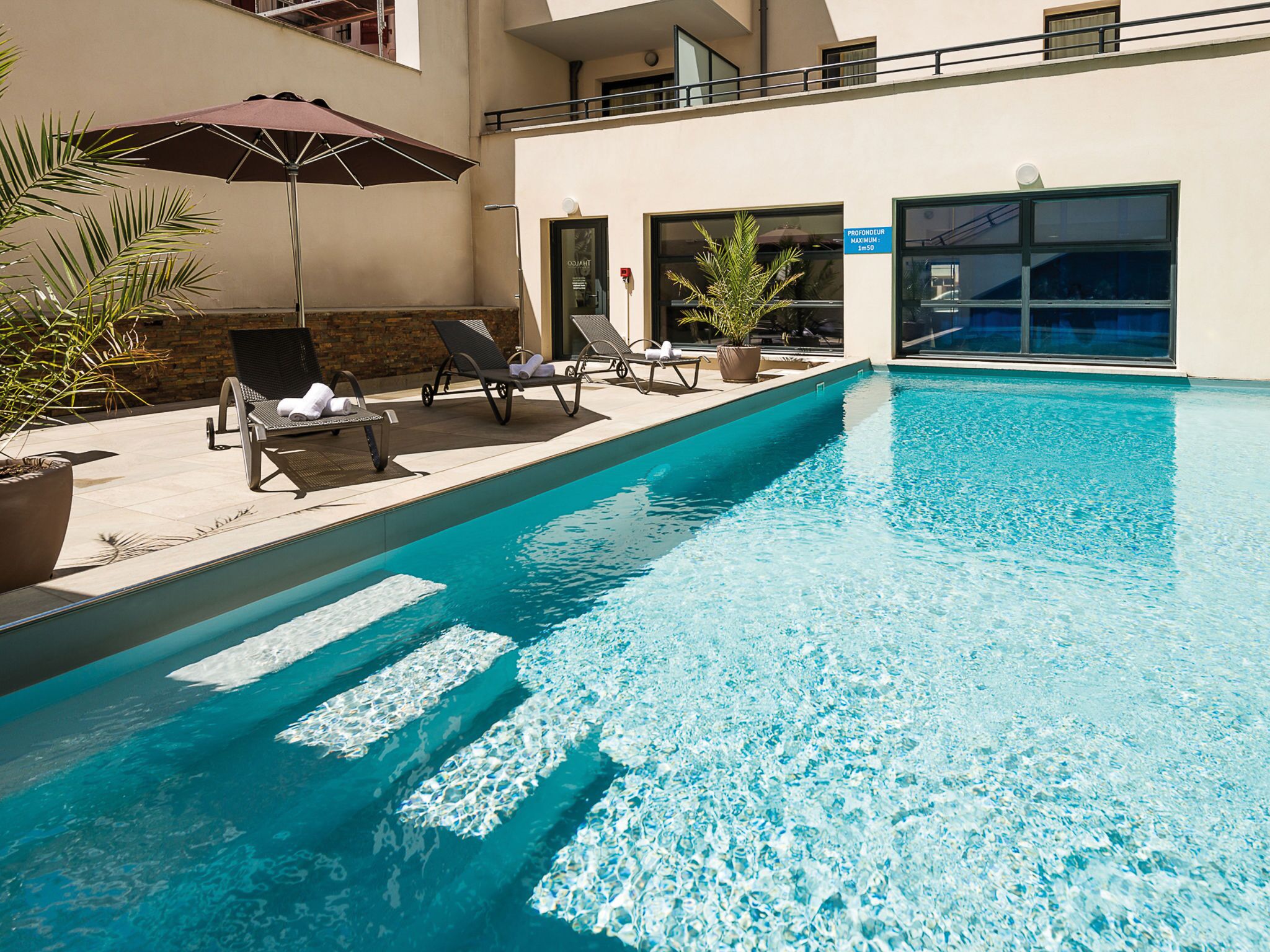 Beheizter Pool