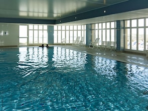 Indoor pool, a heated pool
