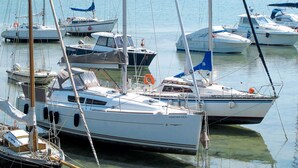 A marina with several sailboats docked. - Les Mésanges by Interhome (St. Lo-d'Ourville)