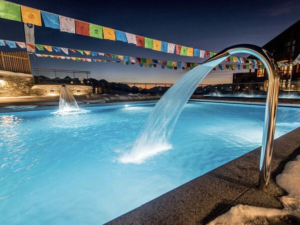 Indoor pool, a heated pool