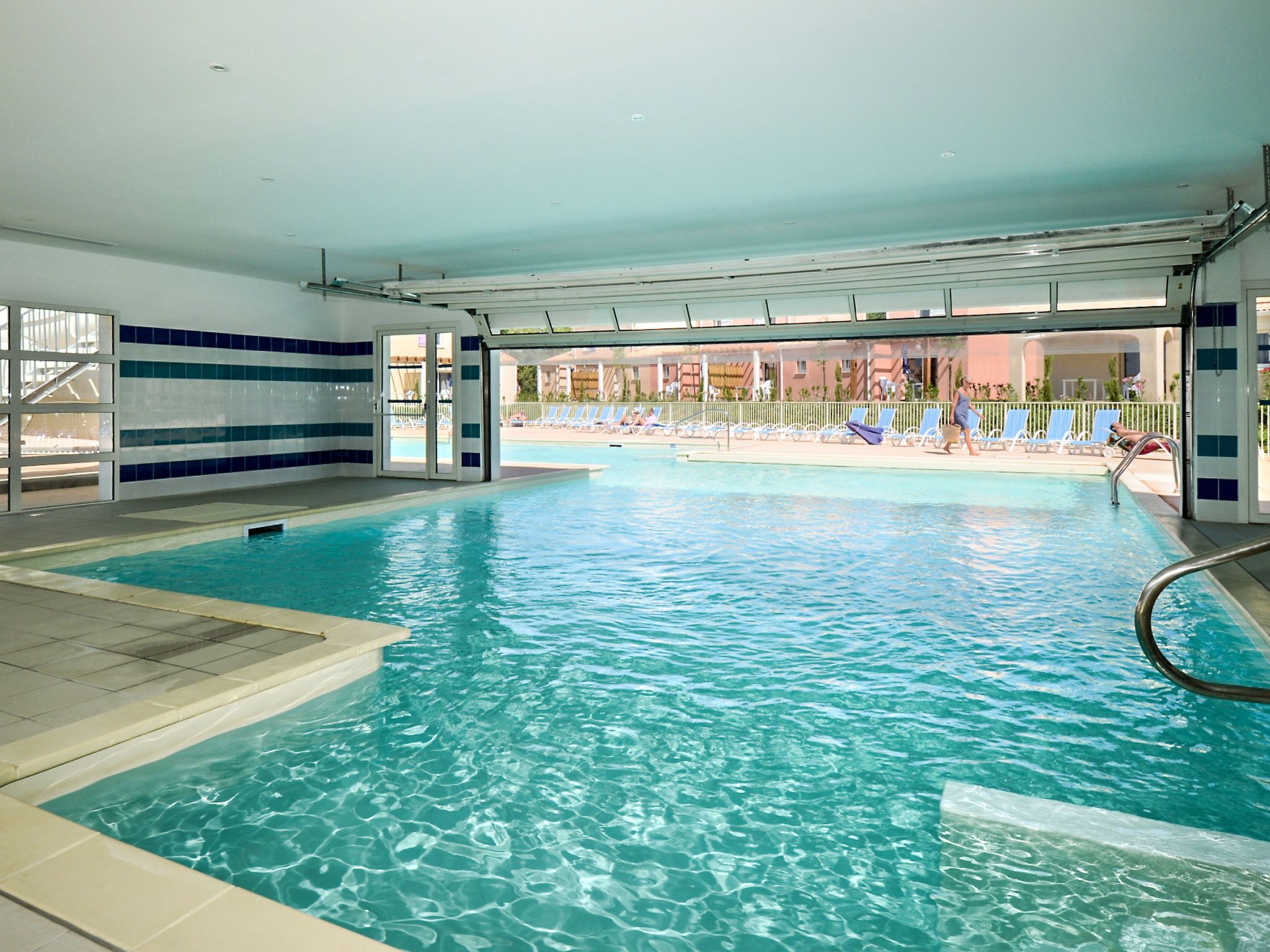 Una piscina climatizada