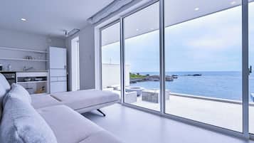Panoramic-Villa, Meerblick | 2 Schlafzimmer, Zimmersafe, Verdunkelungsvorhänge