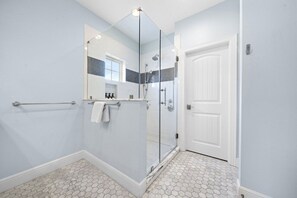 Hair dryer, towels