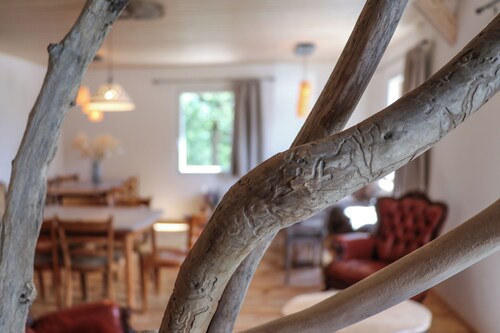 Ô Bercail colonie renovated as an Ecolodge. Magnificent location near Vercorin