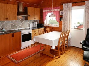 Fridge, microwave, toaster, highchair