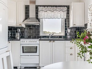 Fridge, microwave, oven, toaster