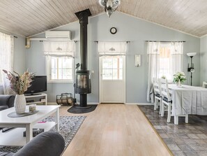 Fernseher, Kamin