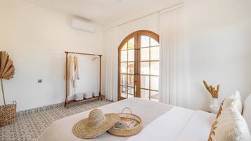 1 kamar tidur dan seprai linen