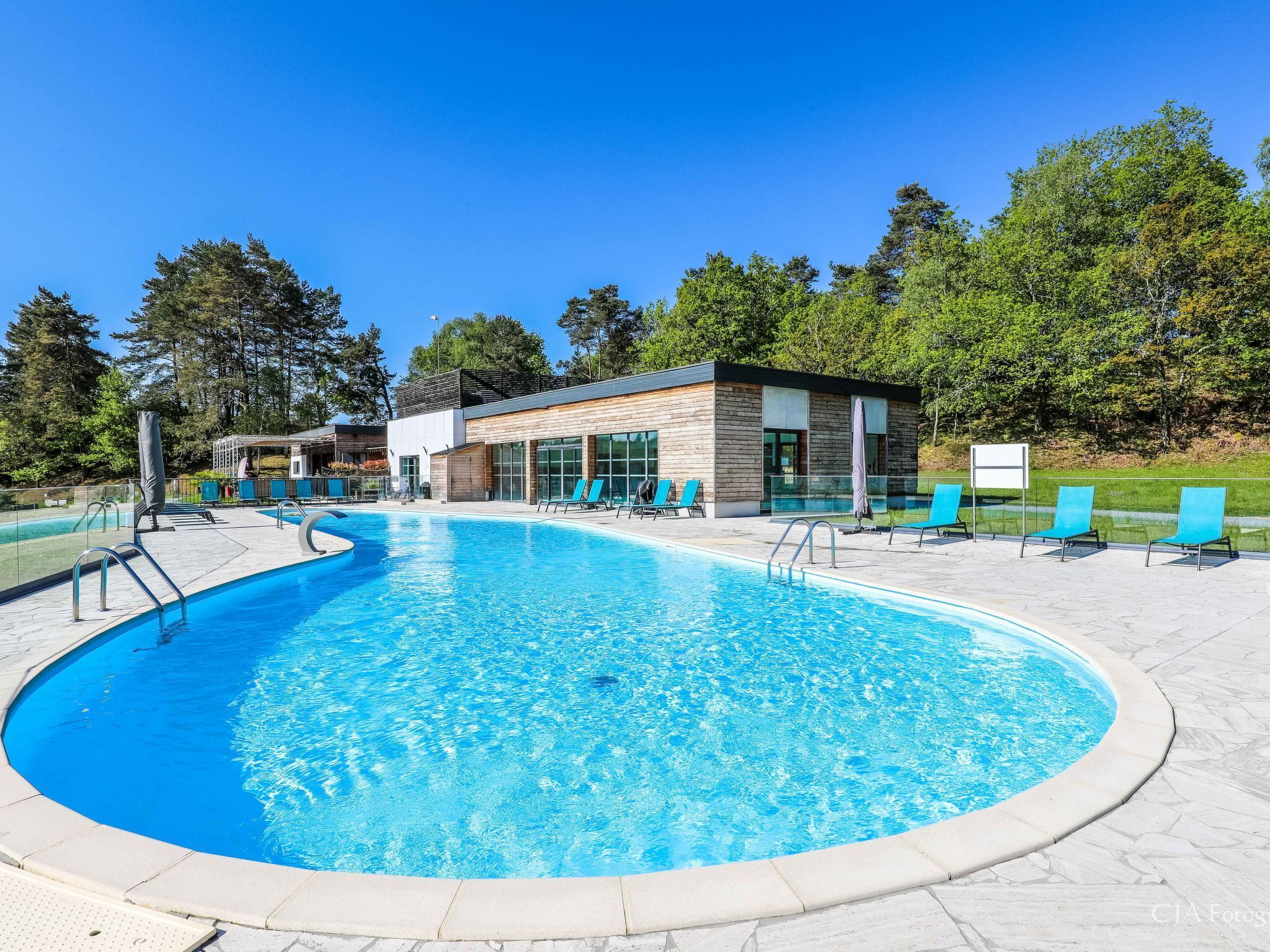 Una piscina riscaldata