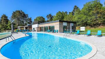 Una piscina riscaldata