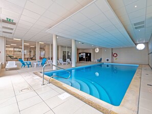 Indoor pool, a heated pool