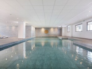 Indoor pool, a heated pool