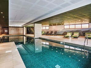 Indoor pool, a heated pool