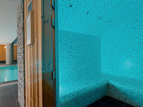 Enjoy a refreshing view of the pool area from the comfort of your room.