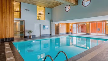 Indoor pool, a heated pool