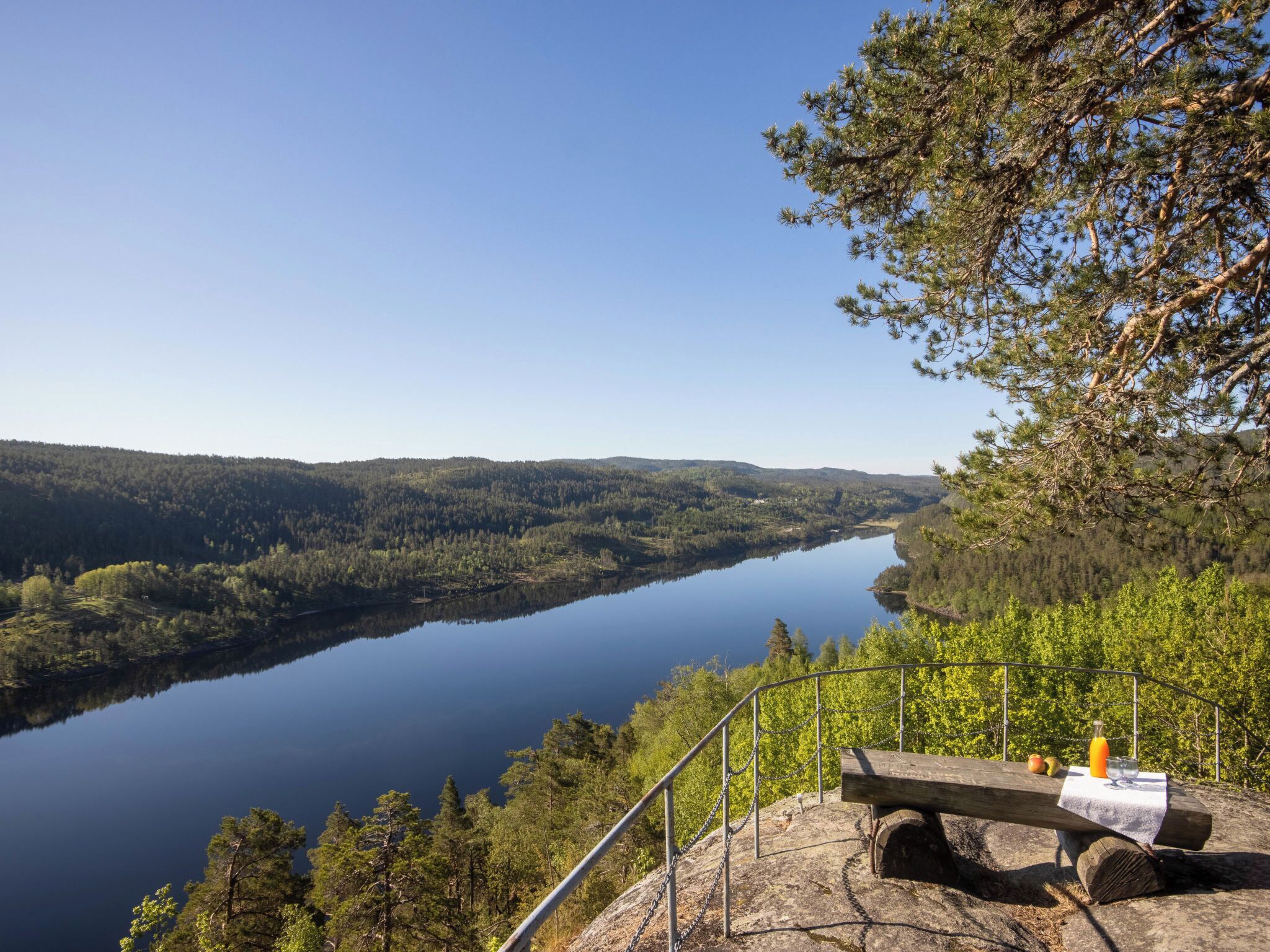 Utsikt fra overnattingsstedet