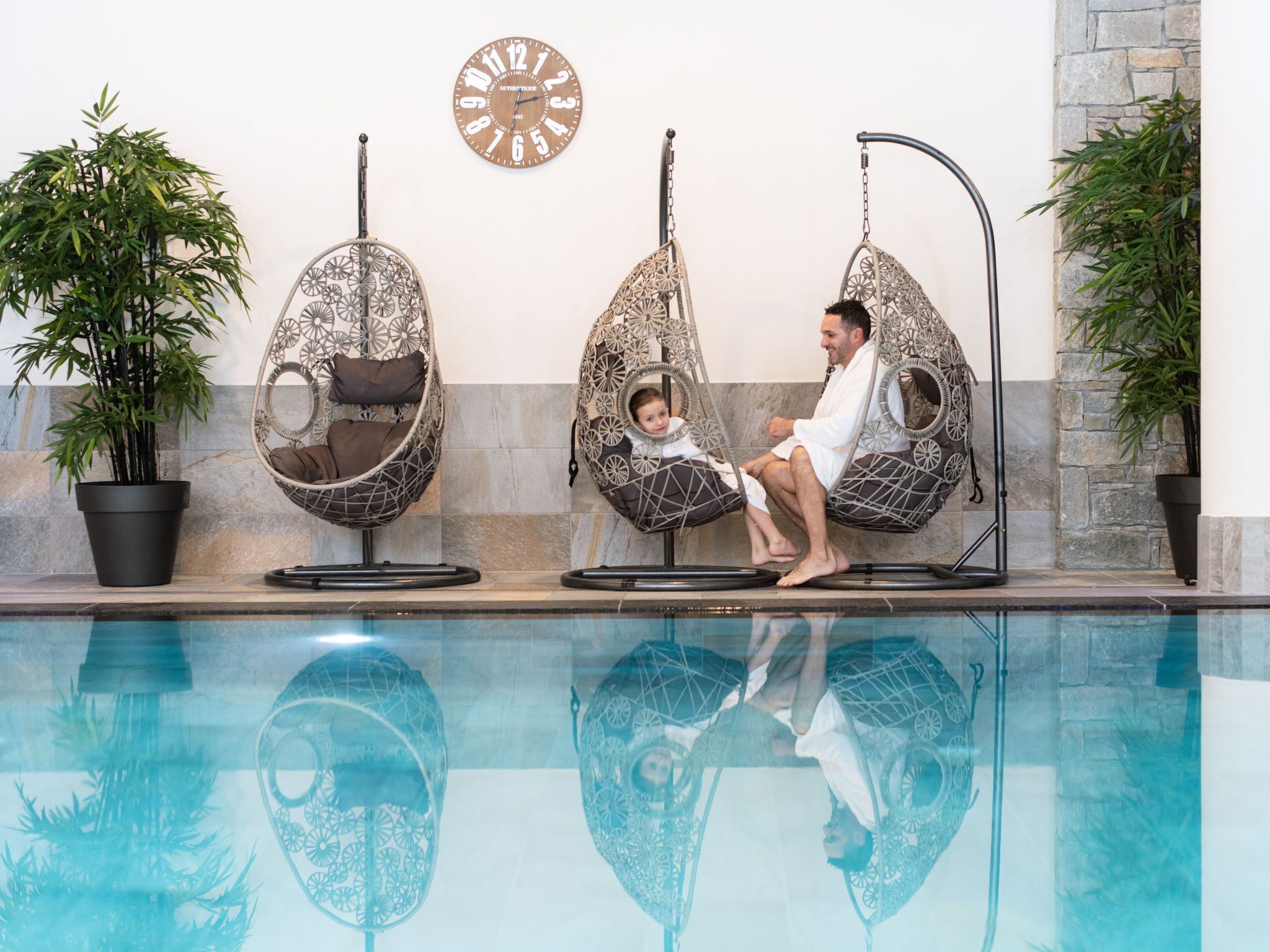 Indoor pool, a heated pool