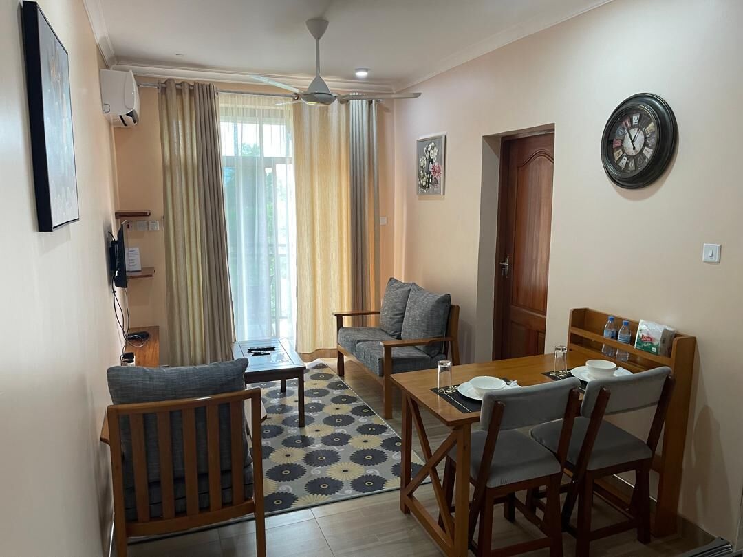 Comfort Apartment, 2 Bedrooms, Balcony, Mountain View | Living area | Flat-screen TV, printers