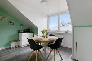 Dining - Holiday Apartment 'Helga Bauch' with Balcony and Wi-Fi (Klanxbüll)