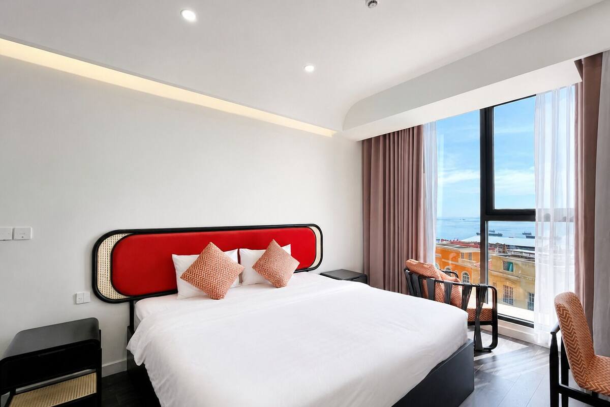 Deluxe-Apartment, 2 Schlafzimmer, Meerblick