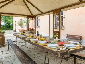 Outdoor dining - Fattoria di Scaletta by Interhome (San Miniato)