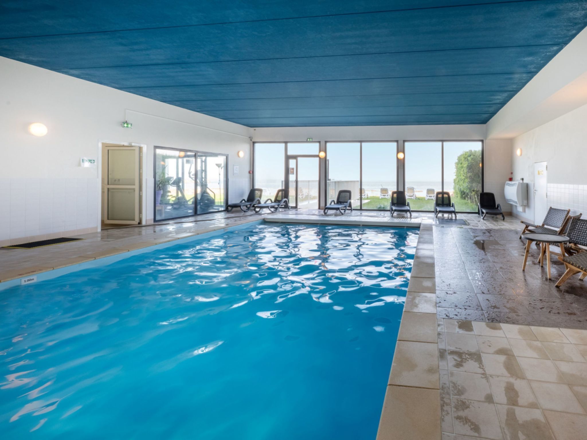 Piscine couverte, piscine chauffée