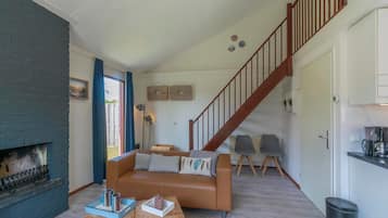 TV connectée, cheminée