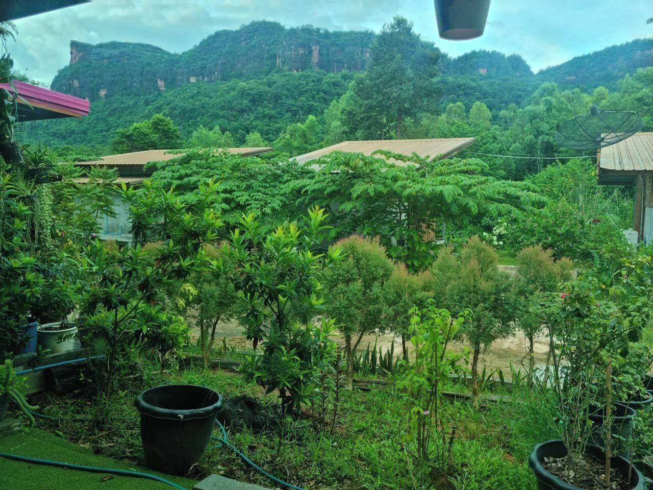 Bungalow familiar, vista a la colina | Terraza o patio
