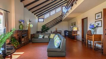 Télévision, cheminée