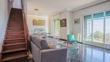 Télévision, cheminée