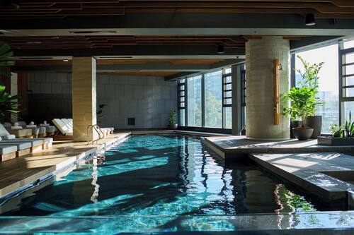 Piscine couverte