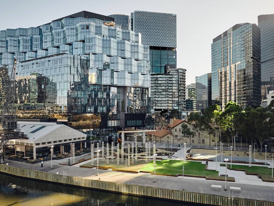 Facciata della struttura