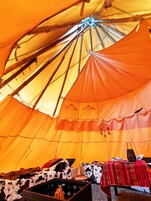 舒适帐篷房, 花园景观 | 1 多间卧室、床单