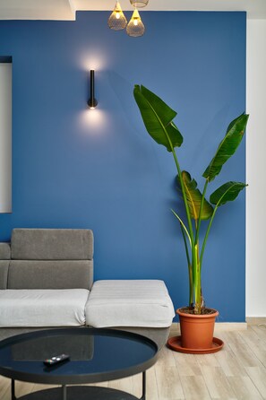 Télévision, cheminée