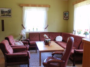 TV, fireplace, DVD player