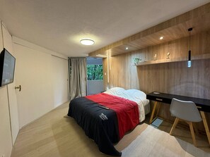 Appartement, 2 chambres, balcon, vue sur le jardin | 2 chambres