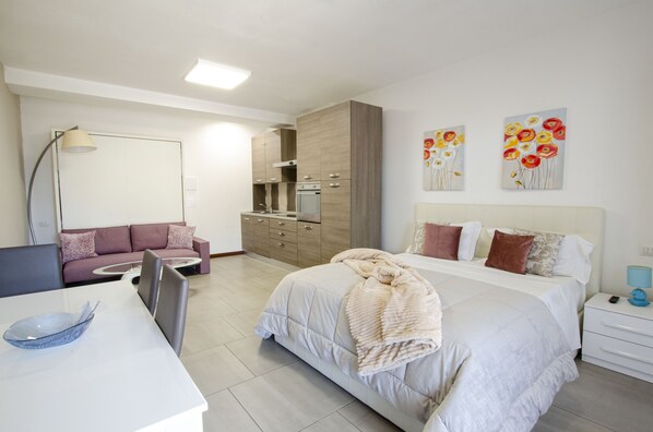 1 室のベッドルーム、アイロン / アイロン台、WiFi、ベッドシーツ