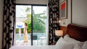 Family Pool Access | In-room safe, iron/ironing board, free WiFi, bed sheets