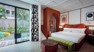 Family Pool Access | In-room safe, iron/ironing board, free WiFi, bed sheets