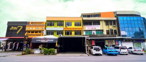 Majoituspaikan julkisivu