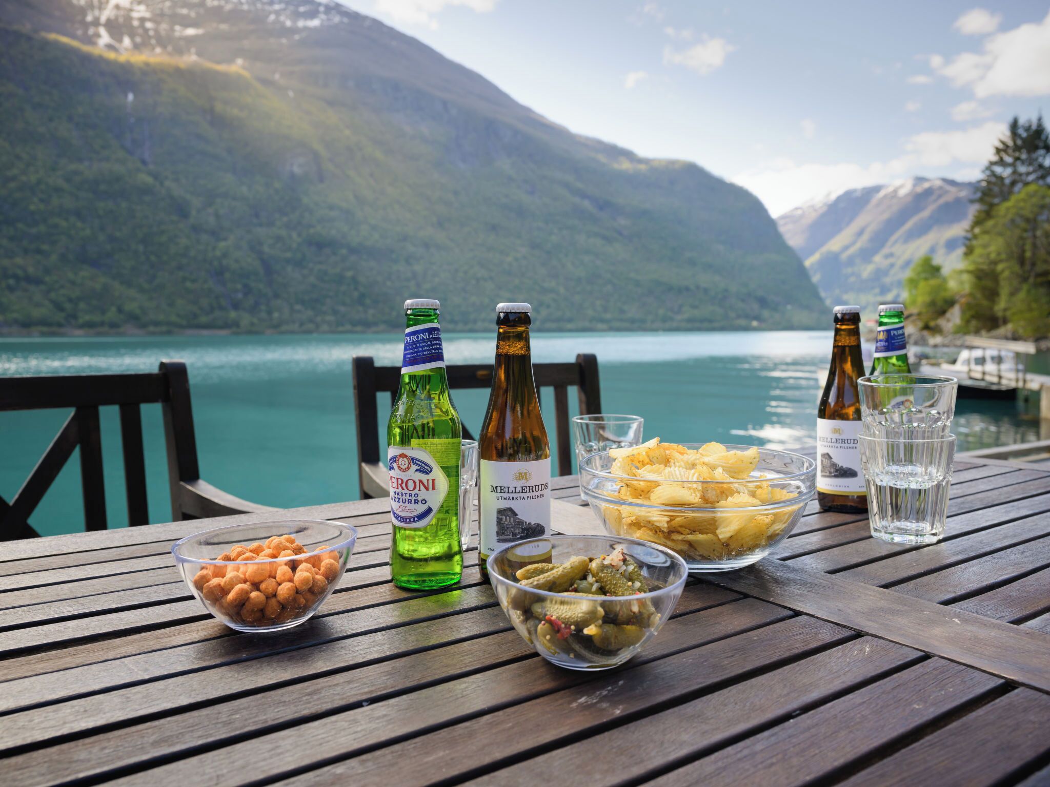 Utsikt fra overnattingsstedet