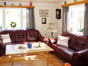 Televisión, chimenea