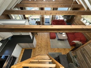 Fernseher, Kamin
