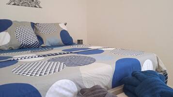 2 slaapkamers, een kluis op de kamer, een strijkplank/strijkijzer