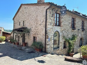 Voorkant van accommodatie