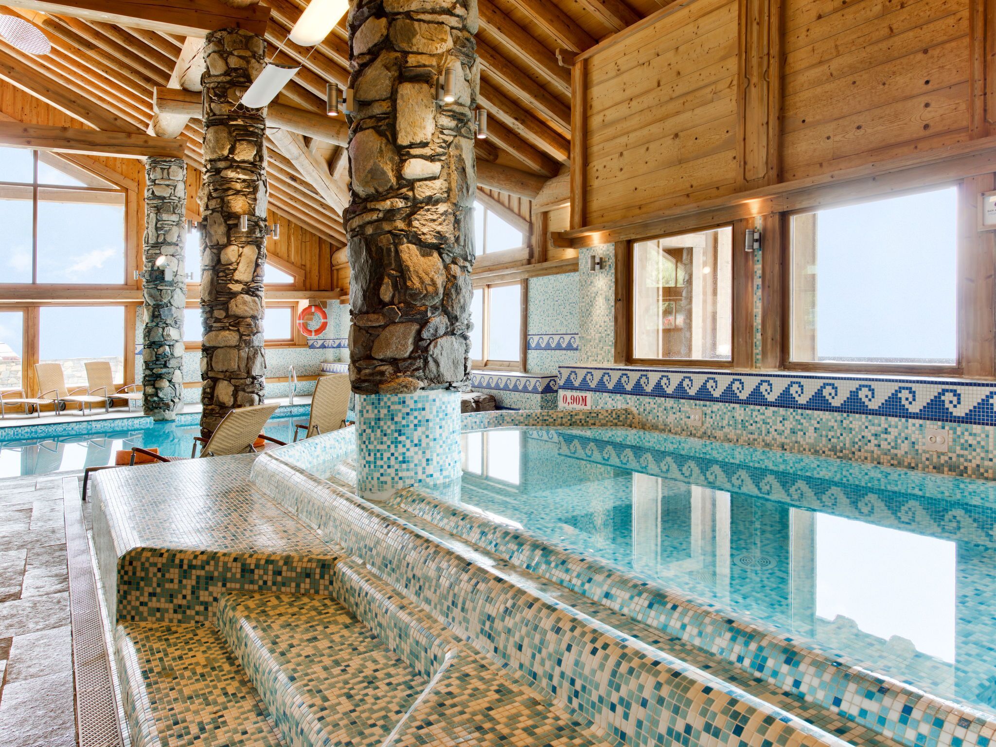 Indoor pool, a heated pool