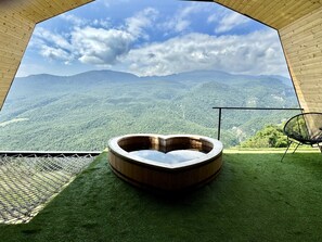 Deluxe Cottage, Balcony, Mountain View | Terrace/patio - Lost in Sky (Yenokavan)