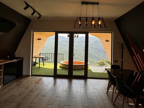Family House, Balcony, Mountain View | Living area | TV, heated floors