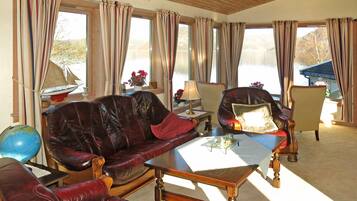 TV, fireplace, DVD player